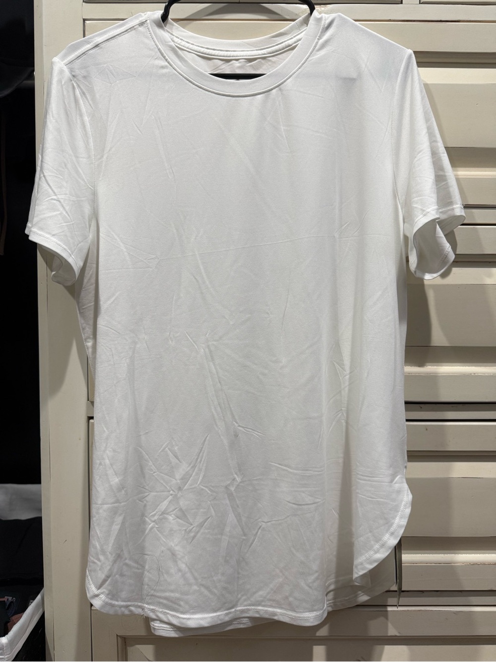Women’s White Crew Neck T-Shirt